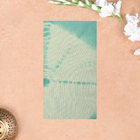 Green Linen Digital Cotton Saree