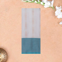 Light with Blue Arani Silk Saree