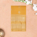 Yellow with Gold Zari Border Yuvana Semi Soft Silk Saree