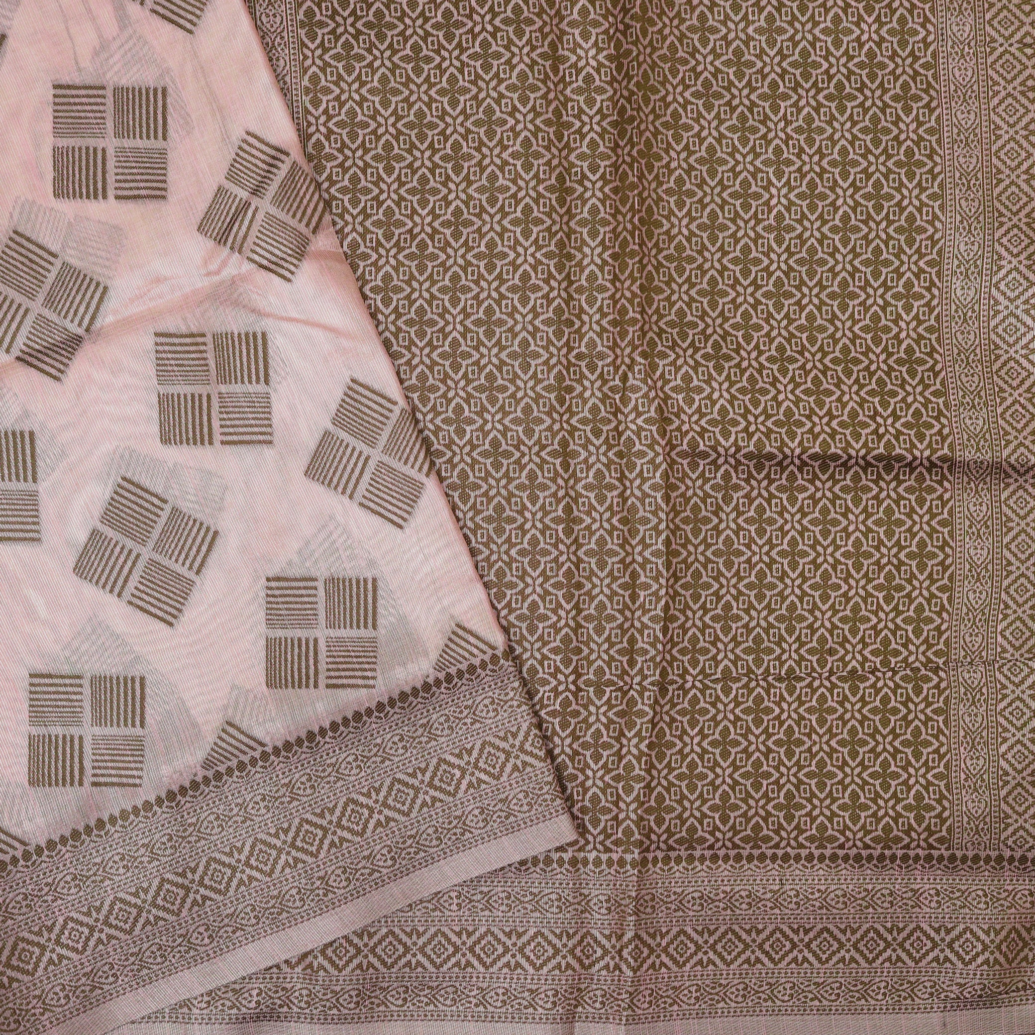 Light Brown Colour Fancy Weaving Saree