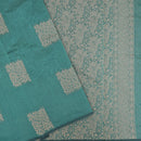 Sea Green With Sandal Zari  Silk Cotton Saree