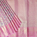Multi Color With Golden Zari Border Wedding Silk Saree