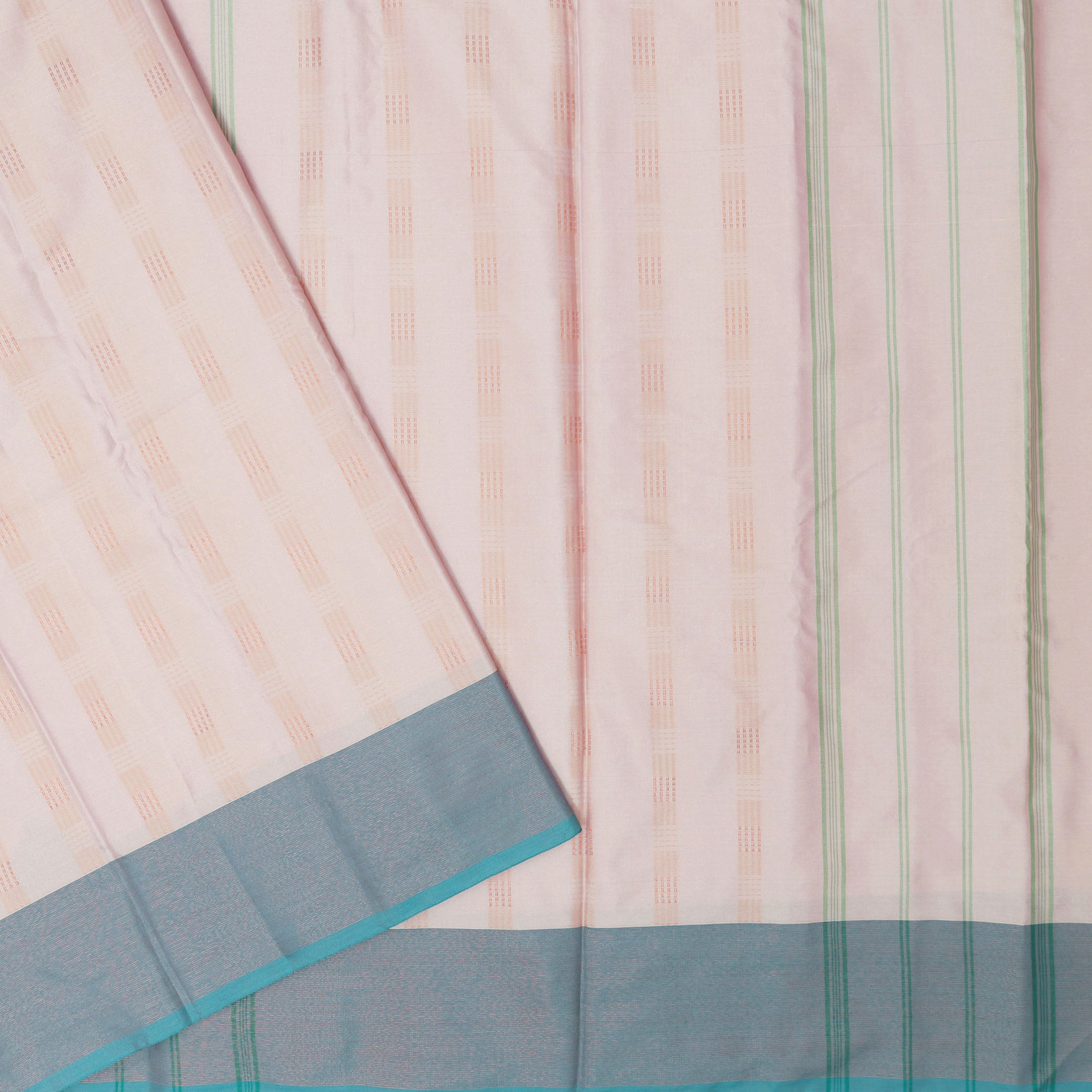 Light with Blue Arani Silk Saree