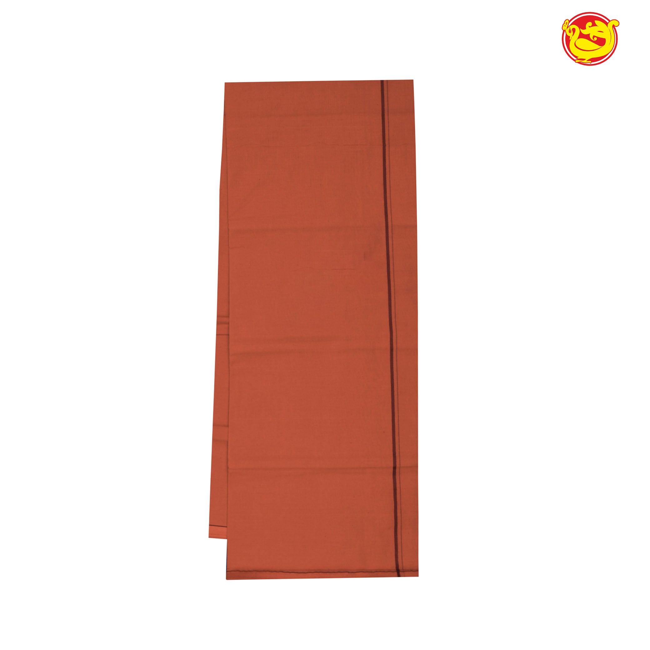 Bricks Red Men's Dhoti - Thenianantham