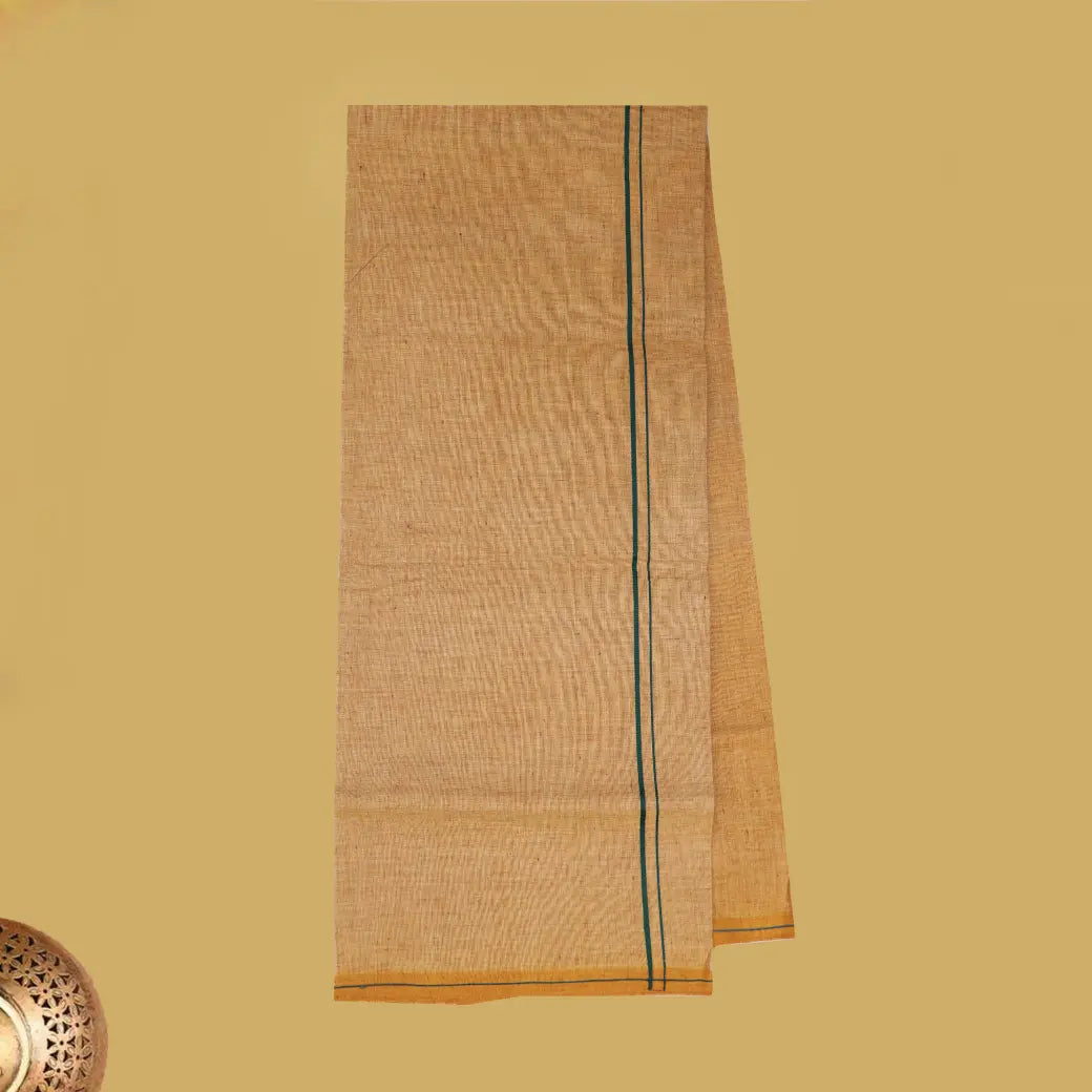 Dark Brown Men’s Traditional Color Dhoti