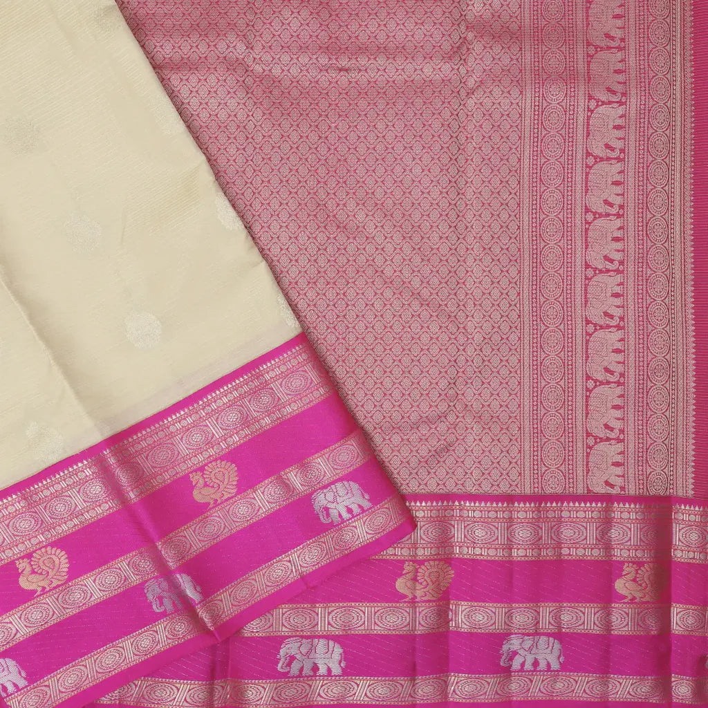 Sandal  with Pink  hamsam silk saree