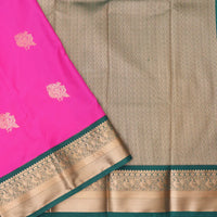 pink and green soft silk
