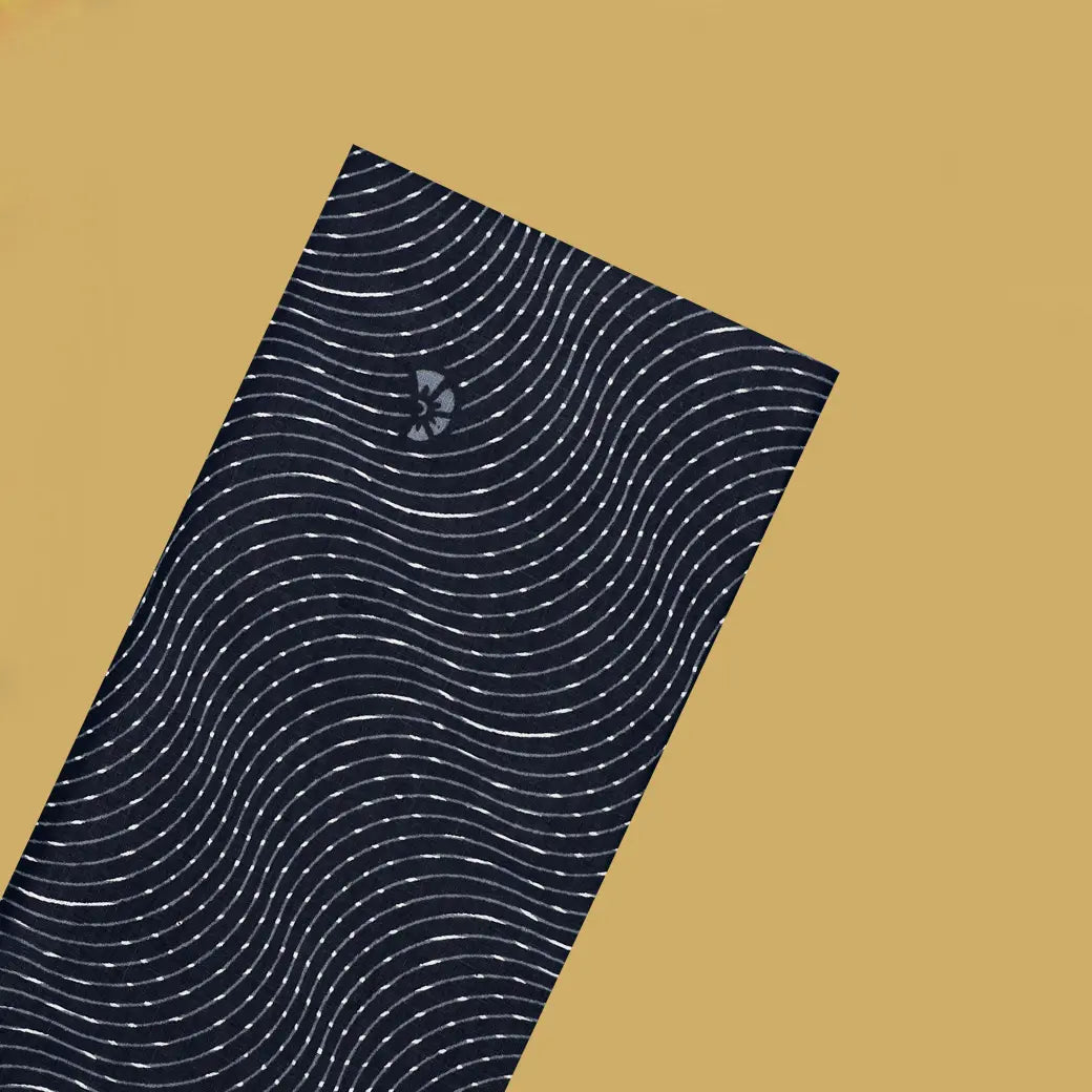 Navy Blue  flower design Cotton Printed Lungi