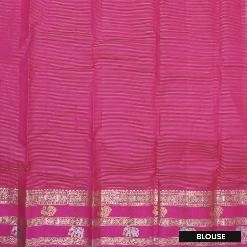 Sandal  with Pink  hamsam silk saree