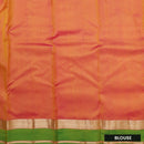 Yellow With Orange Gold Zari Yuvana Semi Soft Silk Saree