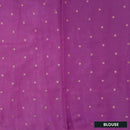PALE SEAFORM GREEN WITH PURPLE LITCHI SILK SAREES