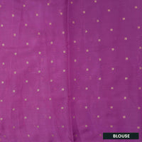 PALE SEAFORM GREEN WITH PURPLE LITCHI SILK SAREES