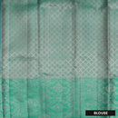 Lavender with Green  Kanchipuram Wedding silk saree