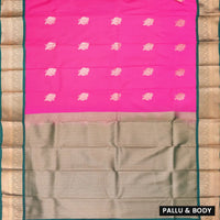 pink and green soft silk