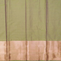 Maroon with Light Green Art Silk Saree
