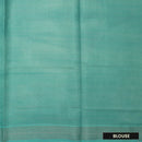Green Linen Digital Cotton Saree
