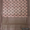 Light Brown Colour Fancy Weaving Saree