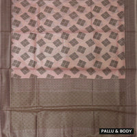 Light Brown Colour Fancy Weaving Saree