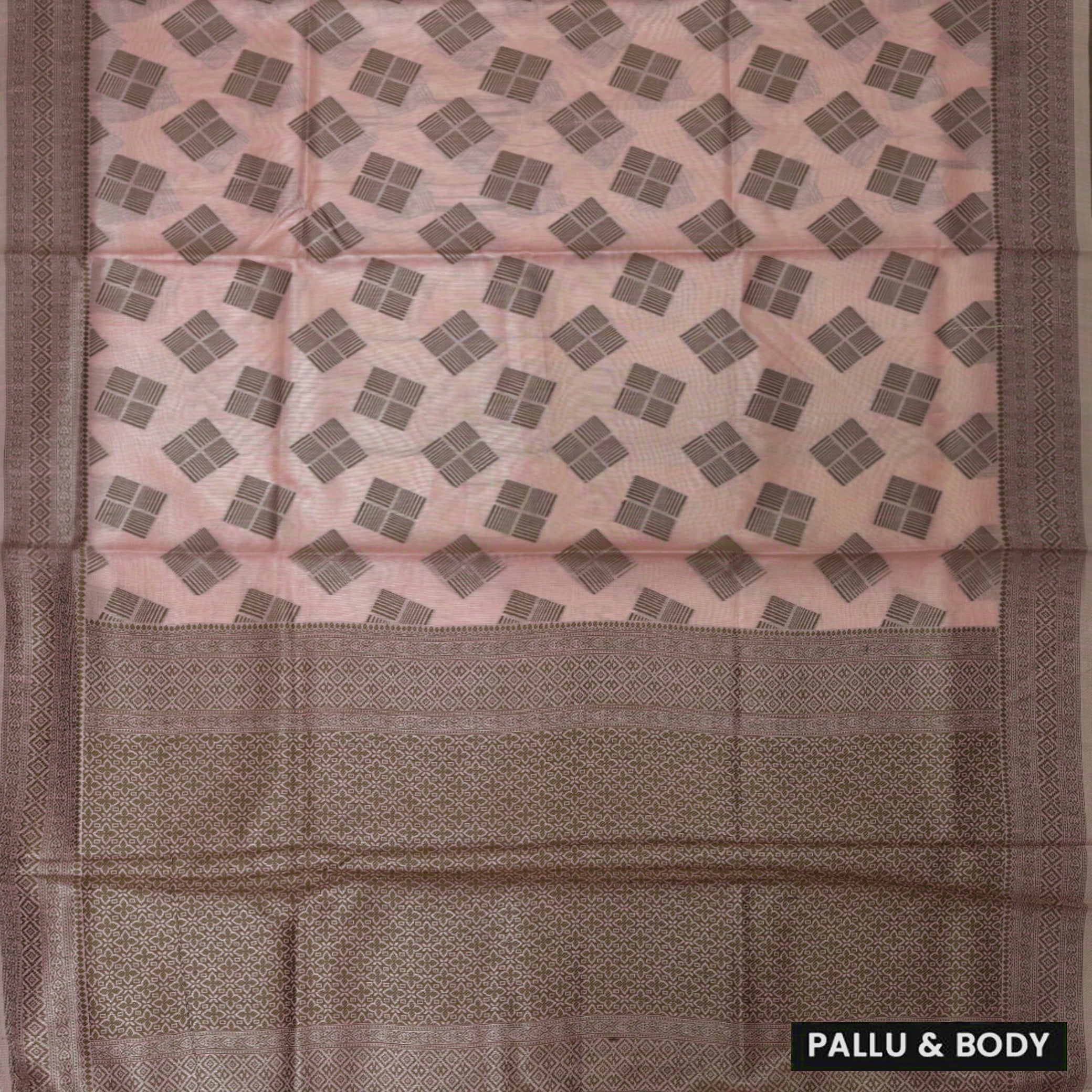 Light Brown Colour Fancy Weaving Saree