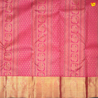 Pink pure Kanchivaram silk saree - Thenianantham