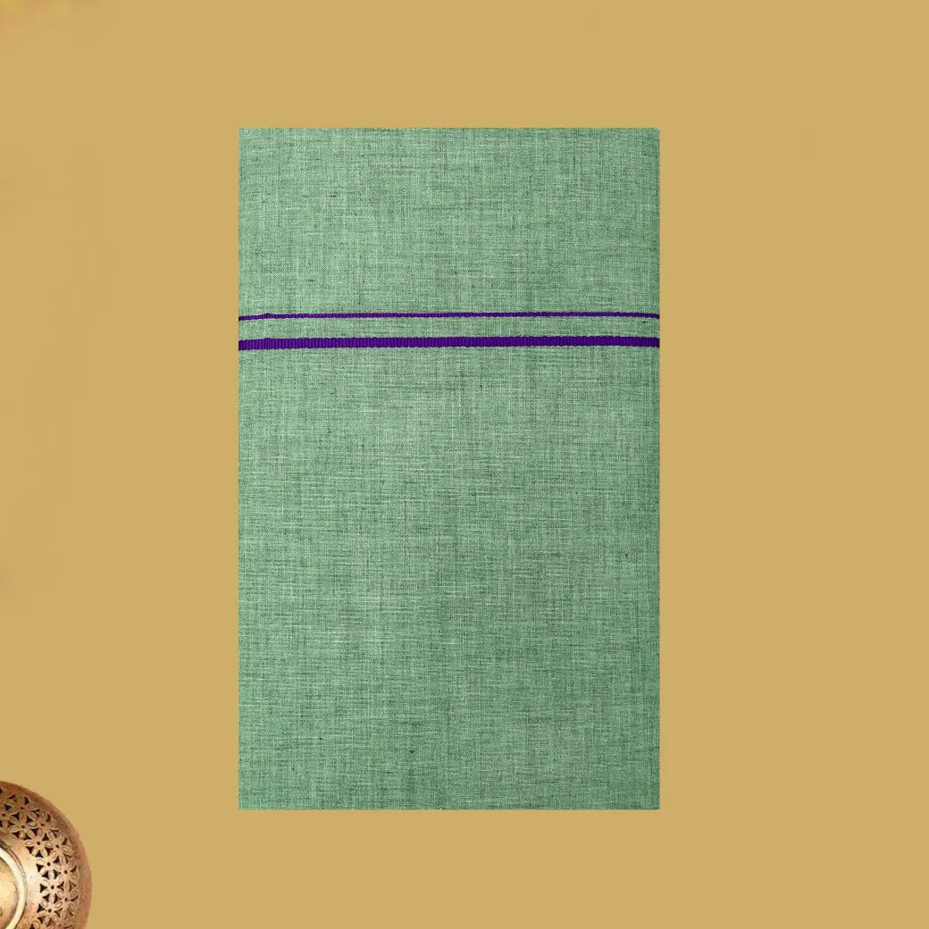 Olive Green Men’s Traditional Color Dhoti