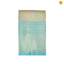 Sea green pure Kanchivaram silk saree - Thenianantham