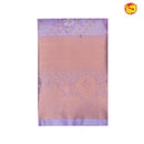 Lavendar semi bridal tissue silk saree