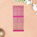 Gold & Light Pink with Light Pink Border Pure Thirupuvanam Wedding Silk Saree - Thenianantham