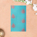 Blue Colour Fancy Weaving Saree