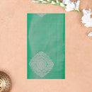 light green and coral pink Tissue Silk Saree