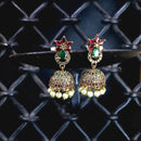 Ruby and emerald kook alike jhumkas