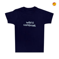 Dark Navy Blue Colour Cotton Boys T-Shirt Summer Collection