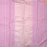 Onion Pink With Wine Checked Motifs and Peacock Buttas Gold Zari Yuvana Pure Soft Silk Saree - Thenianantham