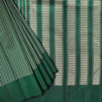 Dark Green Yuvana Semi Soft Silk Saree