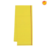 Bright yellow men’s dhoti - Thenianantham