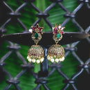 Ruby and emerald kook alike jhumkas