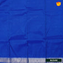 Dark Green with Blue Soft Silk Saree