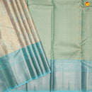 Sea green pure Kanchivaram silk saree - Thenianantham