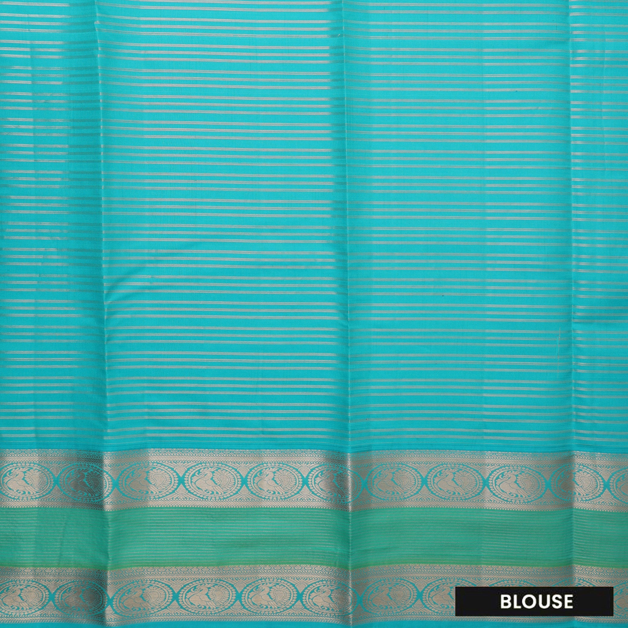 Dark Purple With Teal Green Gold Zari Yuvana Semi Soft Silk Saree