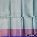 Blue Colour Fancy Weaving Saree