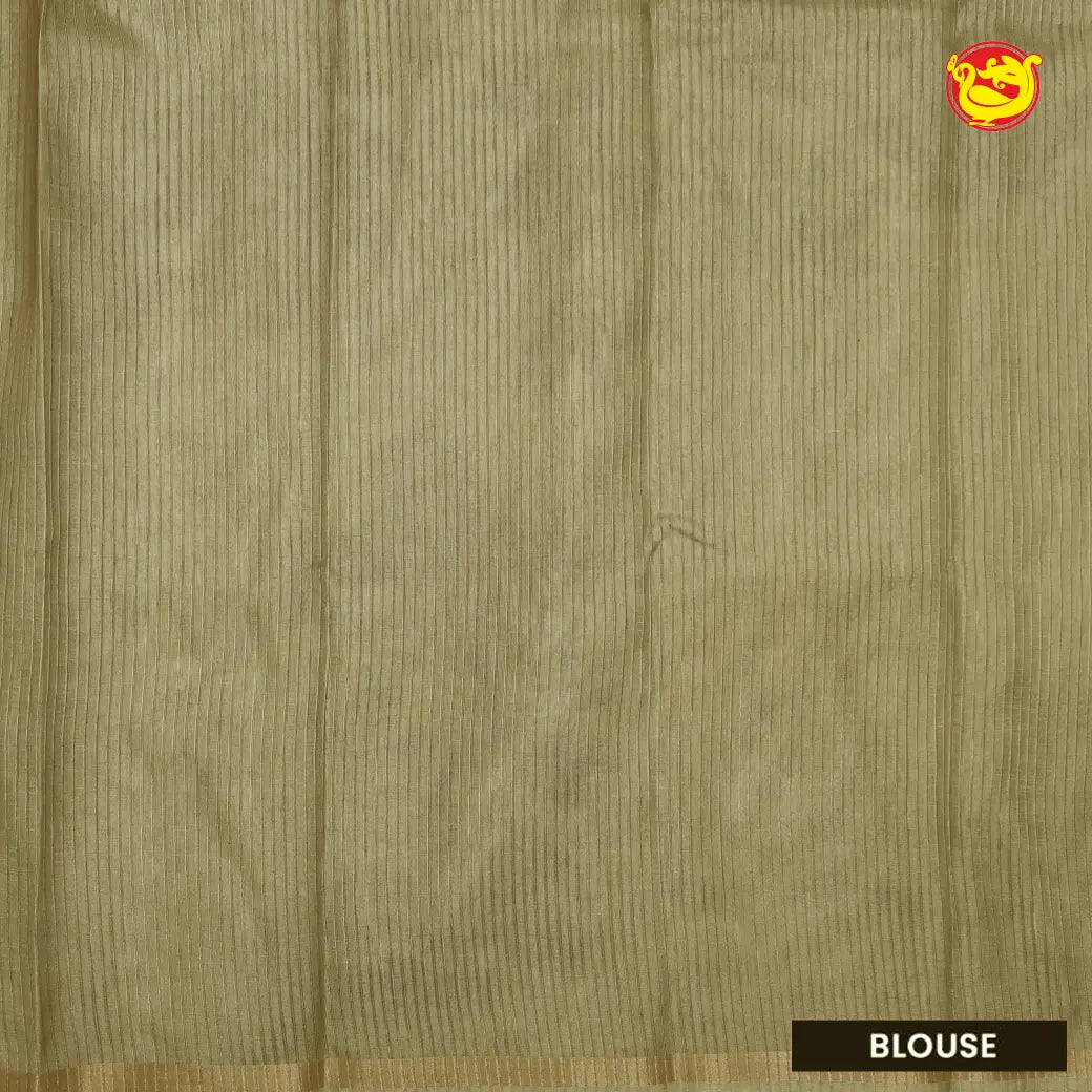 Light Olive Green Kota Silk Saree - Thenianantham