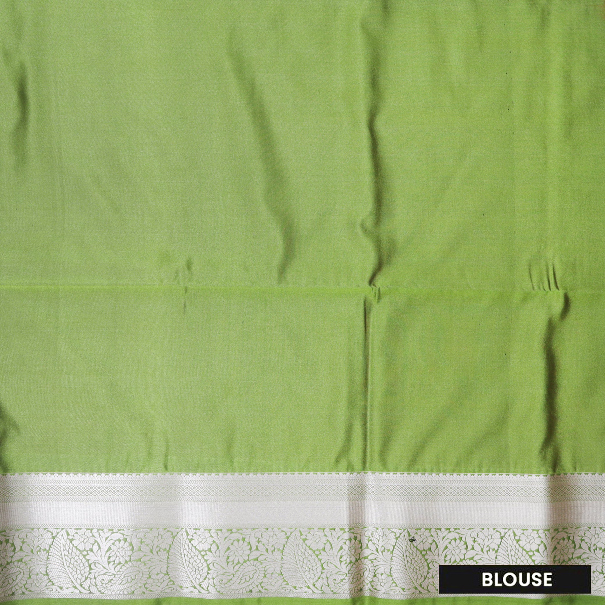 Caramel with Lime Green Soft Silk Saree