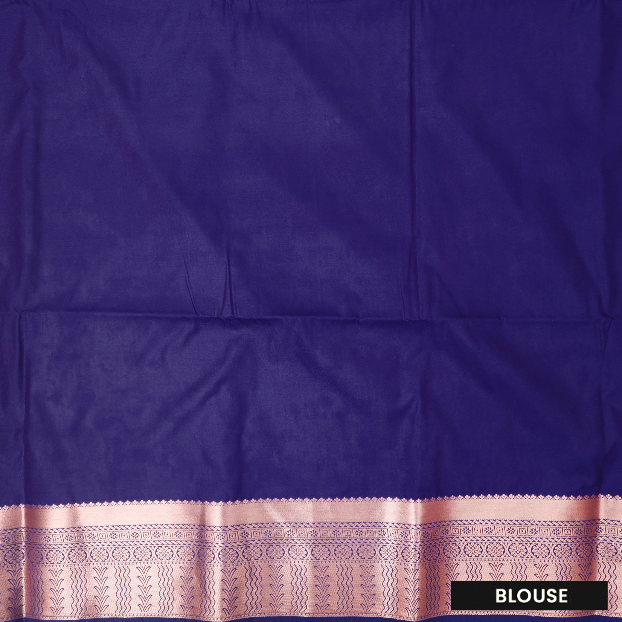 Lavender with  Navy Blue Soft Silk Saree