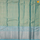 Sea green pure Kanchivaram silk saree - Thenianantham