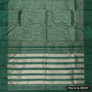 Dark Green Yuvana Semi Soft Silk Saree