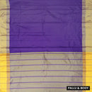 Purple With Sandel Arani Silk Saree