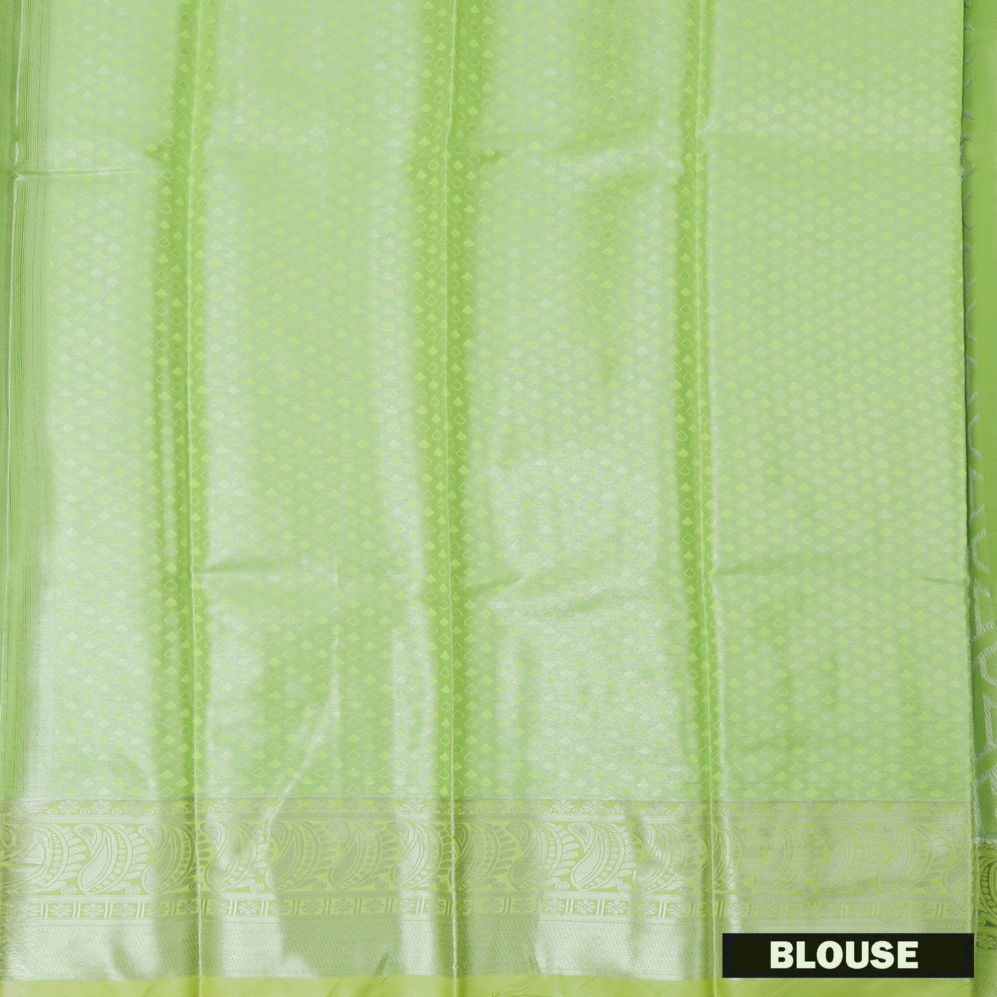 Green Floral Design Tissue Silk Saree