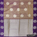 Ten with Grape Soft Silk Saree