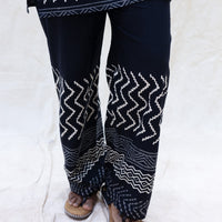 Mega- Black Color Ladies Branded Co-ord-set Readymade