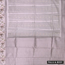 LIGHTPURPLE Semi Burberry Silk Saree